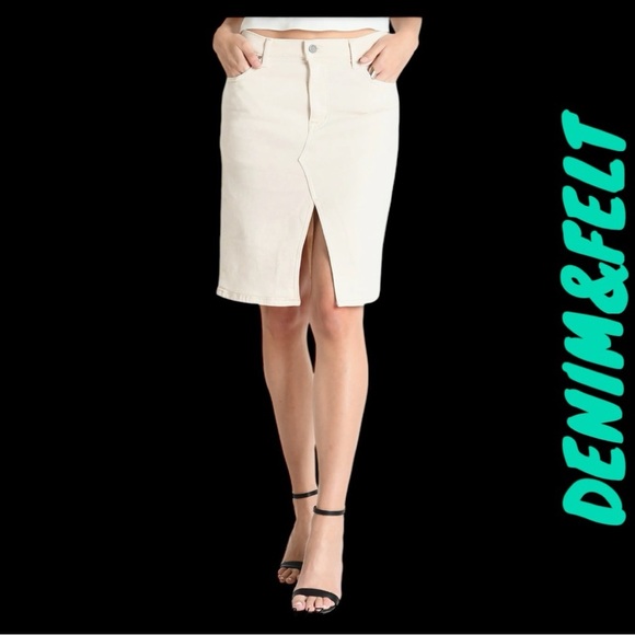 Fidelity Denim A-Line Denim Mini Skirt | Color: Anarchy | NEW/NWT!! 💗🔥 - Picture 1 of 8